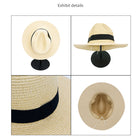 Simplicity Wide Brim Straw Panama Sun Hat