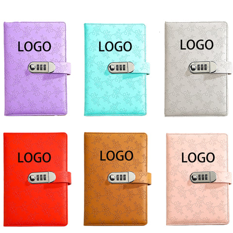 Macaron A5 Notebook Password Lock Office Journal