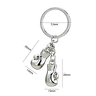 Custom Metal Boxing Gloves Keychain Pendant Keyring