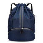 Soccer Drawstring Backpack With Separate Shoe Compartment