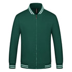 Solid Color Baseball Jacket