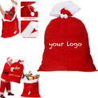 Santa Claus Large Gift Bag Christmas Eve Bundle Pocket