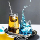Portable Telescopic Metal Straws With Carabiner