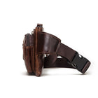 Genuine Leather Men's Vintage Multi-Functional Waist Bag