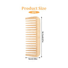 Bamboo Hair Comb With Wide Teeth
