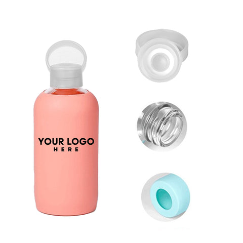 Portable And Handy Silicone Glass Water Bottle