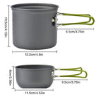 Portable Stackable Camping Cookware Set