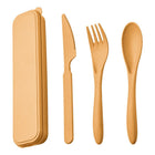 Portable Wheat Straw Cutlery Set