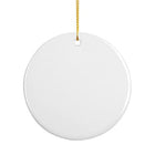 Full Color 3" Ceramic Christmas Pendant