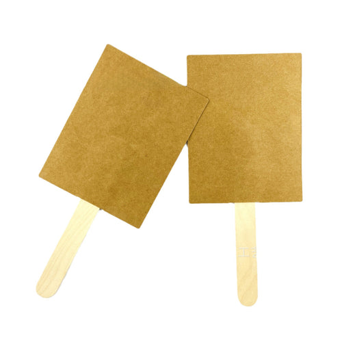 Custom Wooden-Handled Promotional Fans