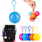Promotional Disposable Raincoat Keychain