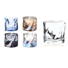 Twisted Tumbler Glass With Thick Bottom