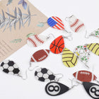 Sport Style Acrylic Earrings