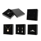 1.97 X 1.97 Inches Cardboard Jewelry Boxes With Lids For Necklace Ring Earring Display Box