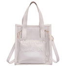 2 In 1 Transparent Shoulder Bag Jelly Handbag