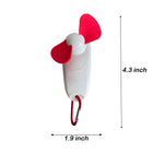 2-in-1 Mini Fan With Flashlight