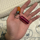 Small Portable Pill Case With Keychain