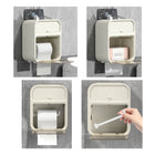 Wall Mounted Toilet Paper Holder for Bathroom