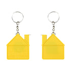 House Shaped Tape Measure Keychain