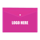 Clear A4 File Envelope Bag