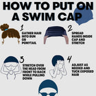 Moq 20 Silicone Swimming Cap