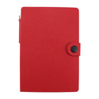 Button - Closure Notebook With Pen And Sticky Notes