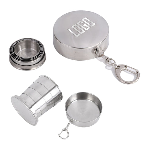 304 Stainless Steel Folding Camping Water Bottle