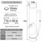 Large Capacity Fitness Yoga Mat Storage Bag