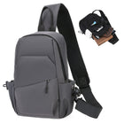 Single-Shoulder Crossbody Oxford Backpack