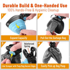 Medium Large Dog Pooper Scooper With Container