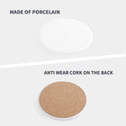 Round Ceramic Car Coaster