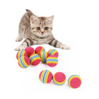 Custom 1.65" Rainbow Pet Toy Soft EVA Foam Ball