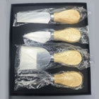 Stainless Steel Cheese Knife Set Of 4 With Box