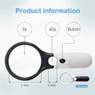 3X 45X Magnifying Glass With Light