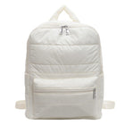 Puffer Quilted Backpack For Fall Casual Use