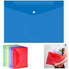 A4 Document Folder Plastic Envelopes With Snap Closure