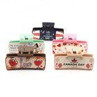Full-Color Rectangle Claw Hair Clips For Women And Girls