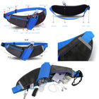 Running Belt Bag with Water Bottle Holder