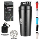 25Oz Shaker Bottle W/ Blender Ball & Powder Container