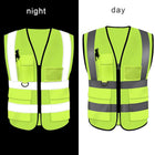 Multiple Pockets High Visibility Safety Reflective Vest