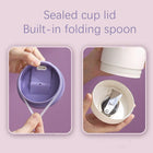 Portable Stainless Steel Mug With Spoon