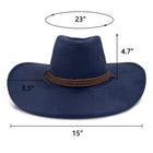 Suede Travel Cowboy Hat