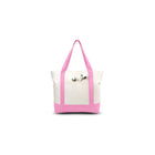 Canvas Tote with External Pocket