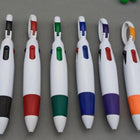4-Color Ballpoint Custom Pen With Carabiners Clip
