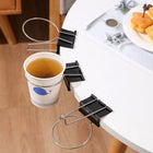 Portable Metal Desktop Cup Holder/ Cup Stand/ Long Tail Clip
