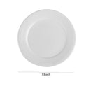White Melamine Plates