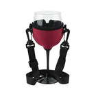 Neoprene Wine Glass Sleeve With Adjustable Neck Strap