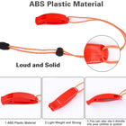 Emergency Whistles with Lanyard