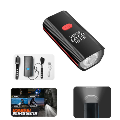 Rechargeable 2 In 1 Bicycle Light Horn