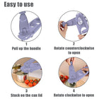 Multi-Purpose 8-In-1 Kitchen Helper With Built-In Openers